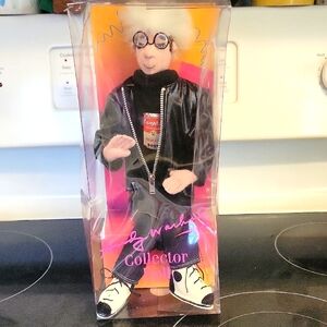 Andy Warhol Collector Doll with Black Jacket Vintage 2000